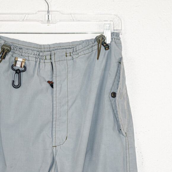 vintage Maharishi Gray Cargo Pants lightweight size Small AW 99/00 - Picture 4 of 12